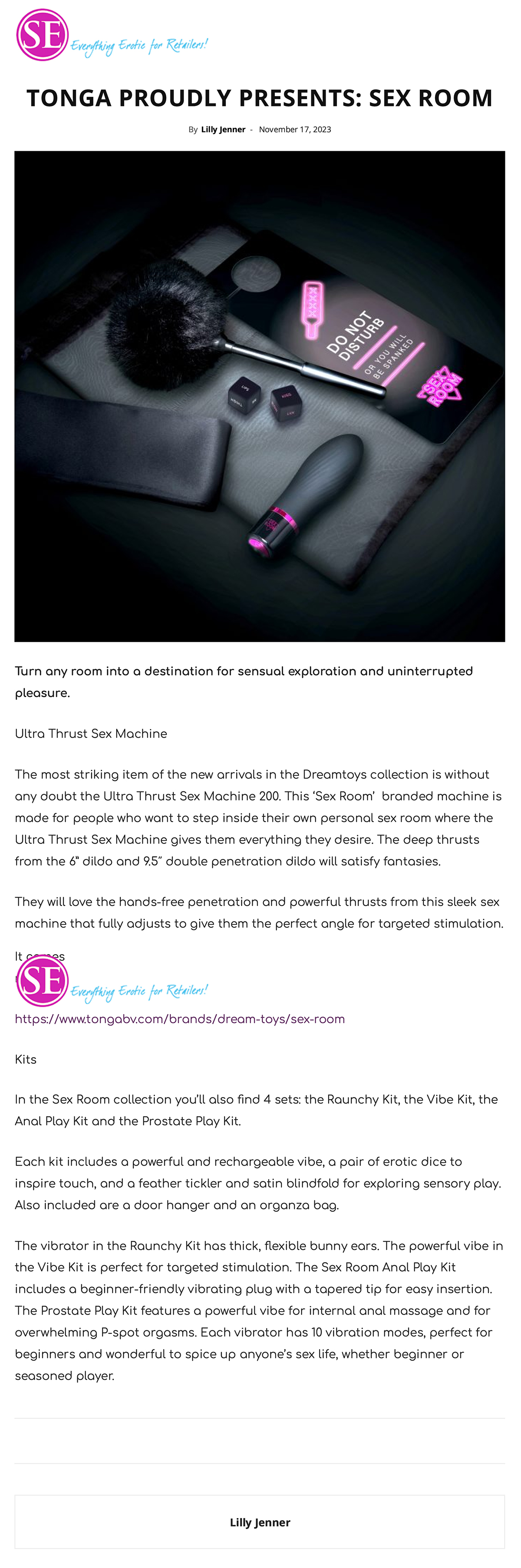 2023-11 Storerotica - Dreamtoys Sex Room